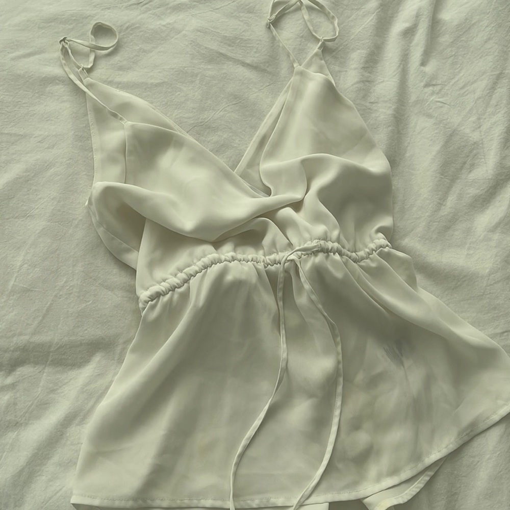 Babaton white blouse (XXS)